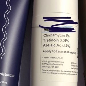 Curology face treatment